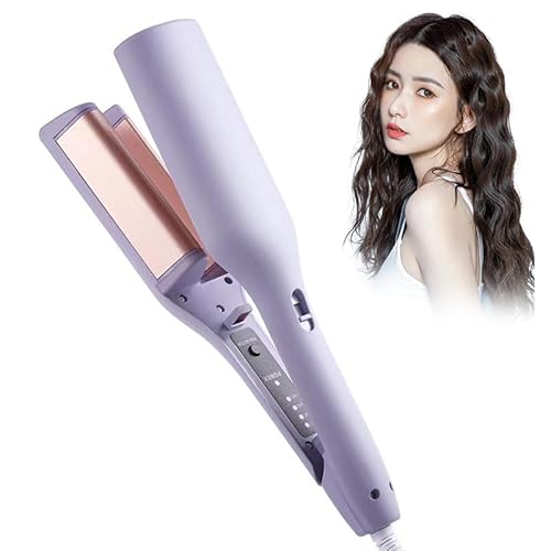 【2024新発想】ヘアアイロン ウェーブアイロン 32mm フレンチウェーブヘアアイロン フレンチウェーブヘアアイロン USB 充電式 カール ワッフルアイロン ヘアアイロン 初心者向けカールアイロン 深U型 4段階温度調整 10秒急速加熱 軽量 男女兼用 韓国風の小さな波巻き 挟むだけで可愛い カールアイロン 実現 プレゼントも最適 - Luvian - 商品画像