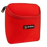 Gesäßtasche ProTec N276RX Mundstücktasche, für 3 Tenorsaxophon- / Tuba-Mundstücke, Neopren-Design, Rot