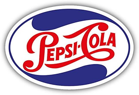 valstick Pepsi-Cola USA Drink Car Bumper Sticker Decal 5" x 3"