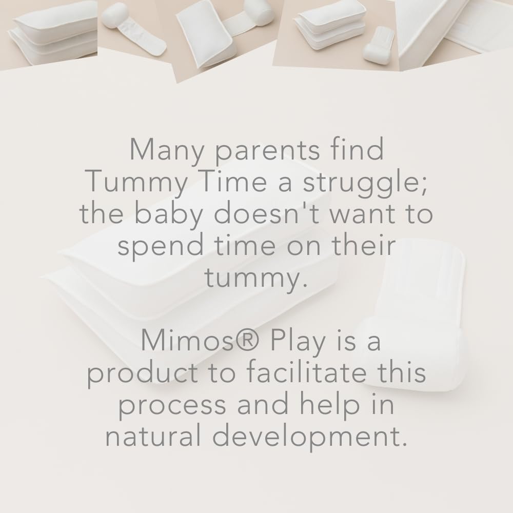 MIMOS® Cojín Play - Facilita la Práctica del Tummy Time | Ayuda a la corrección de deformidades severas con su posicion Lateral Ajustable.