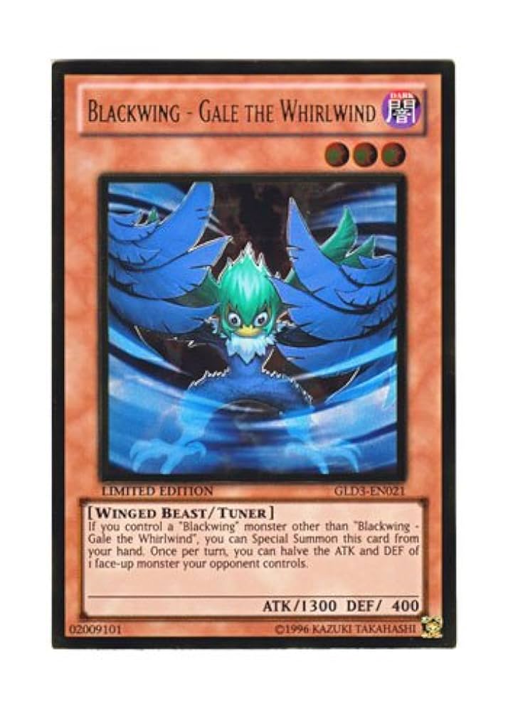 Amazon.co.jp: 遊戯王 英語版 GLD3-EN021 Blackwing - Gale the