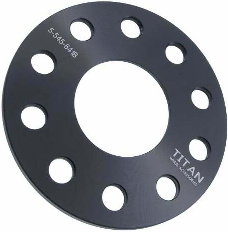 1.25" 5x4.5 Hubcentric Wheel Spacers - Fits Acura TSX TL Fits Honda Accord Civic Prelude - 1.25 Inch (32mm), 5x114.3, 64.1mm Hub, 12x1.5 Studs - Set of 4 - Black