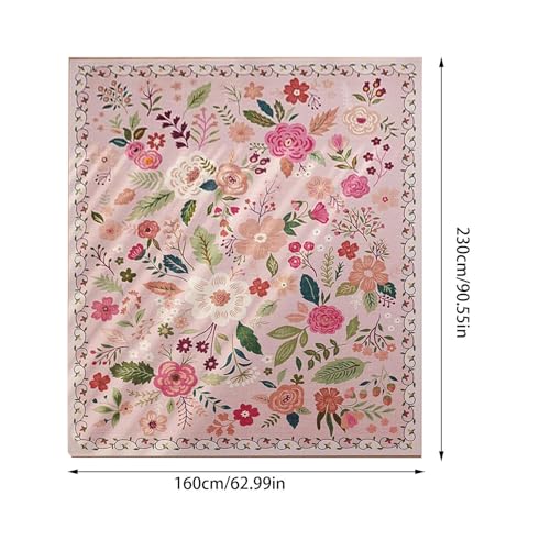 Tapis bohème en matériau durable avec texture confortable