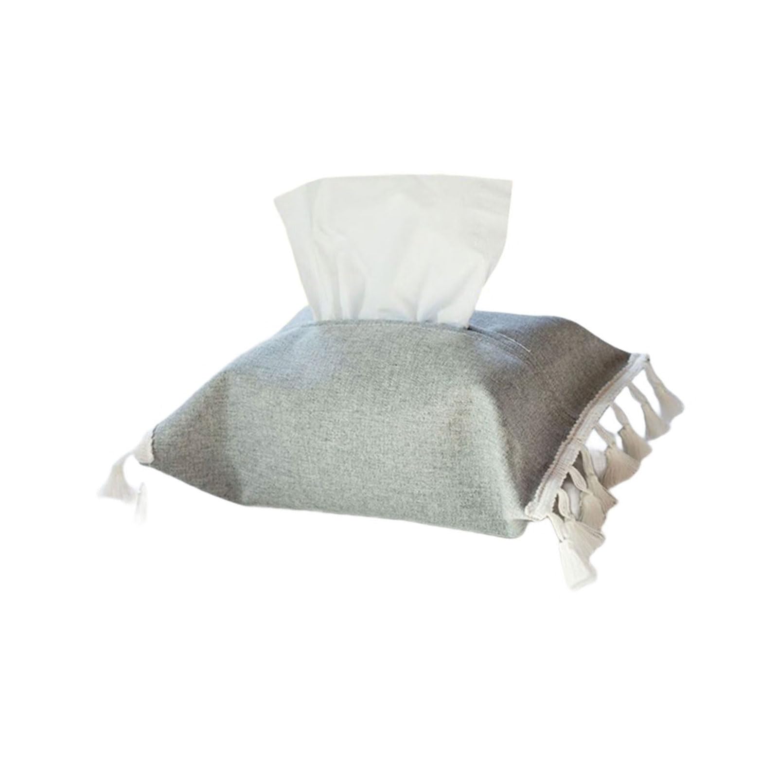 Jazuaiao Stylish Cloth Tissue Box Enhances Home Aesthetic with Sturdy Base for Stable Use in Various Setting Household Use Tissue Holder