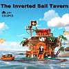 Set de Construcción de Barco Pirata, Juguete de Bloques de Casa Medieval de Pirata | Kit de Modelo de Arquitectura de 1312 Piezas con Luces LED, Regalos de Decoración para Vacaciones, Navidad y Cumpleaños, Adultos 14+ Adolescentes Niñas y Niños 6