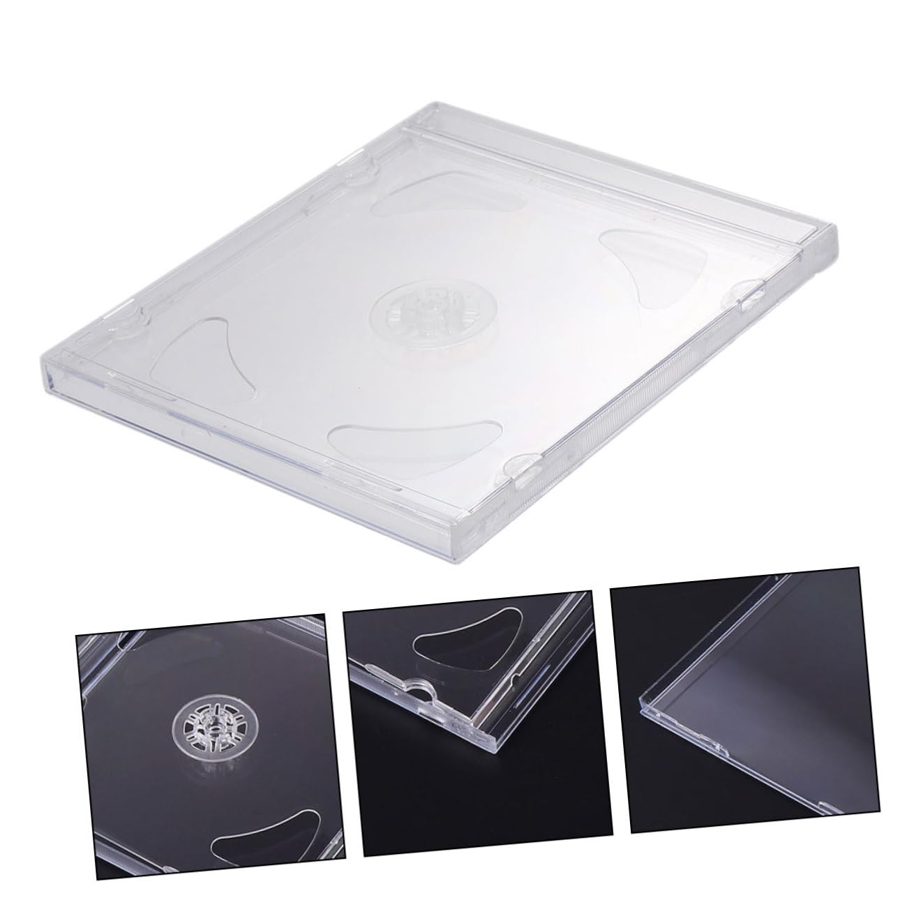 IMIKEYA 25stücke Transparente Cd-hüllen DVD-verpackungen Aufbewahrungsboxen für Medien DIY-hüllen Durchsichtig Praktisch für Zuhause und Unterwegs