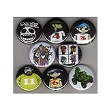 Gorillaz Set of 8-1 Inch Buttons
