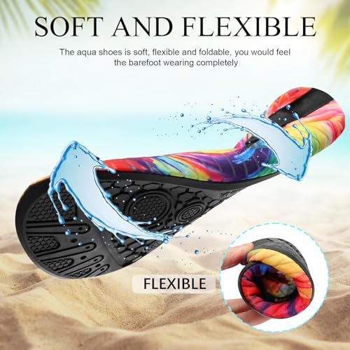 Water Shoes Aqua Swim Shoes Mens Womens Beach Sports Quick Dry Barefoot for Boating Fishing Diving Surfing3