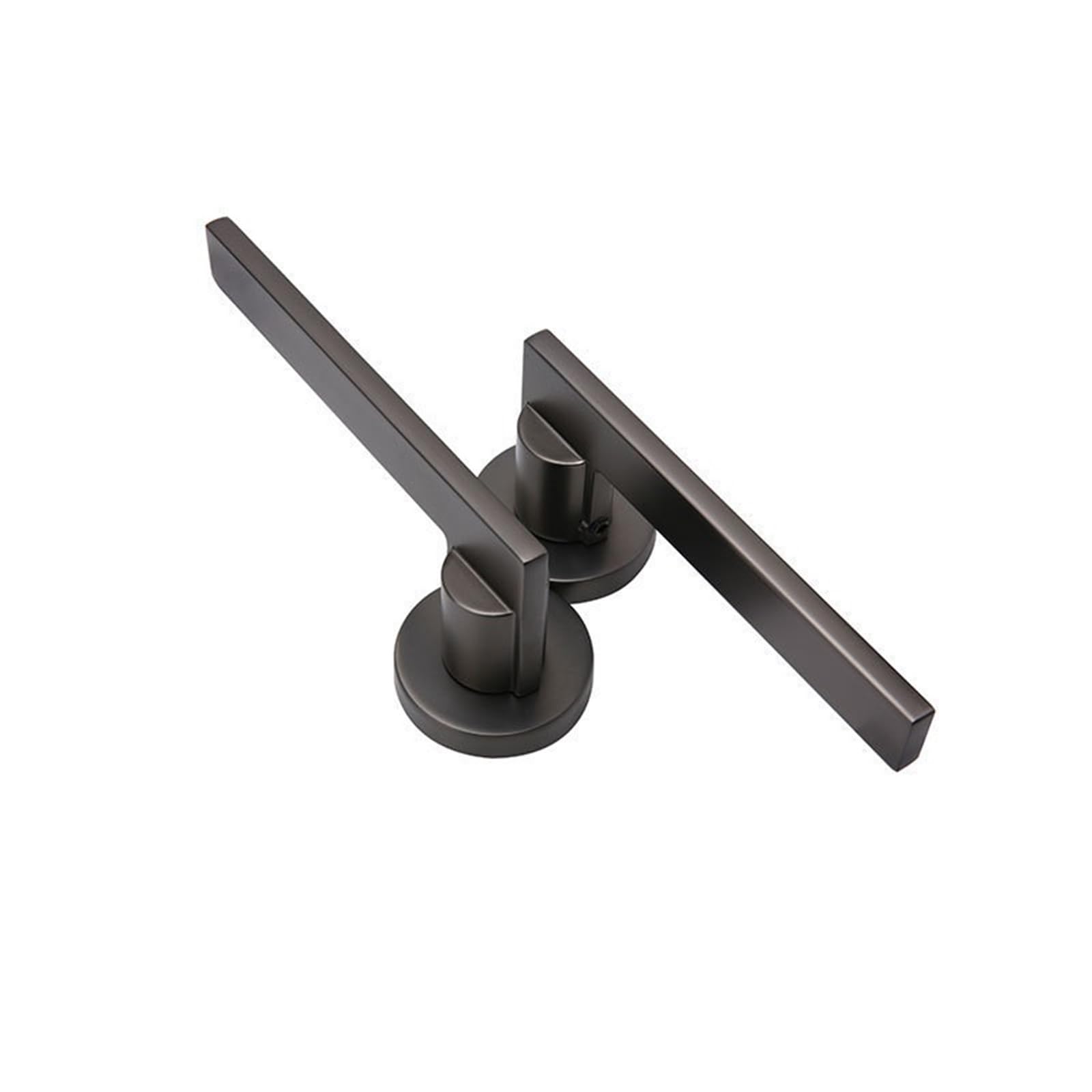 Zinc Alloy Brushed Door Locks Indoor Wooden Split Handle Lock with Key Included 1Pcs(A3)