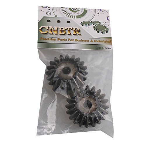 Cnbtr Tapered Bevel Gear Wheel 45# Steel Bevel Miter Gear 90 Degrees 2 Module 20T 8Mm Hole Dia Pack Of 2 #TOP5