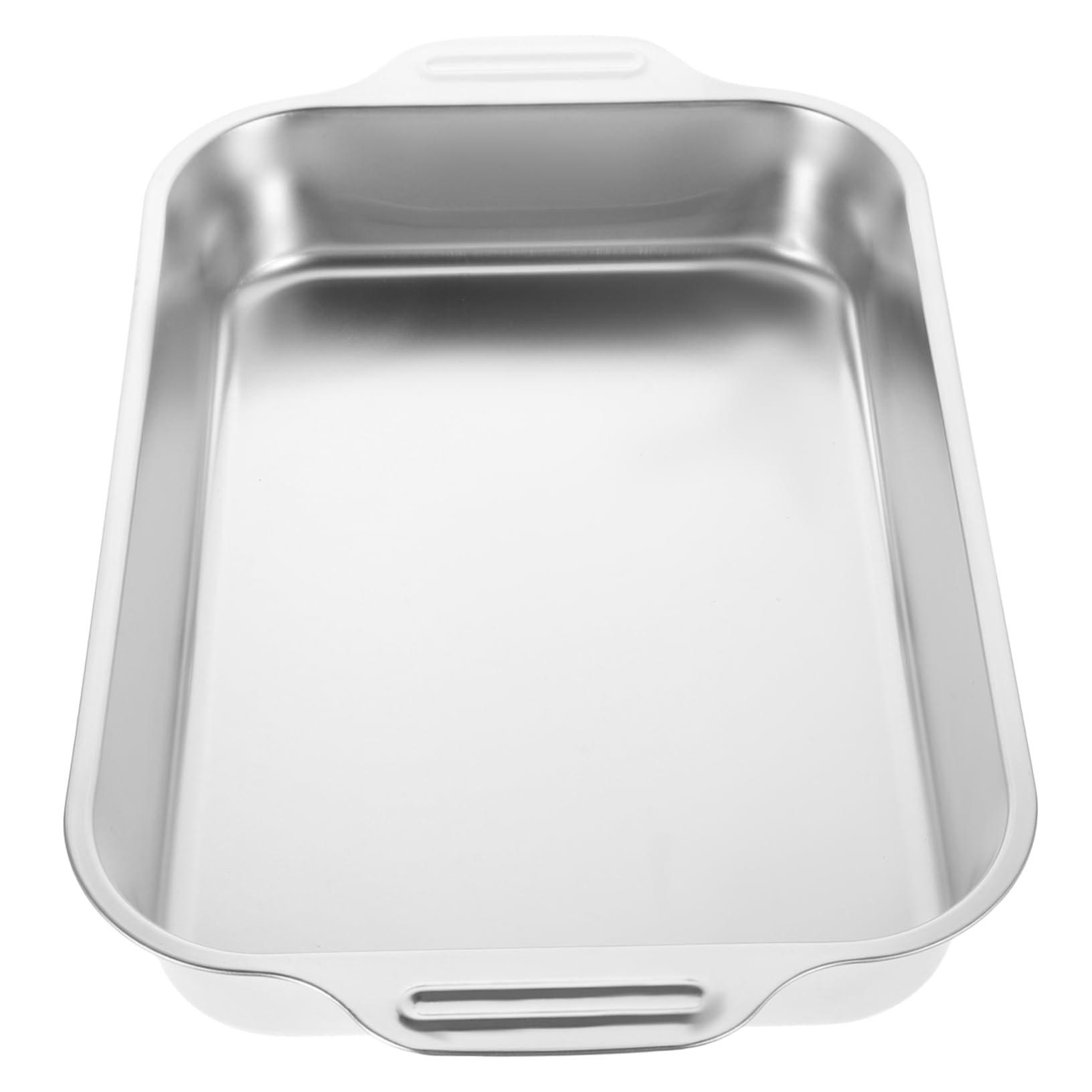 Bandeja de asar de acero inoxidable de alta resistencia estructural para pescado rectangular