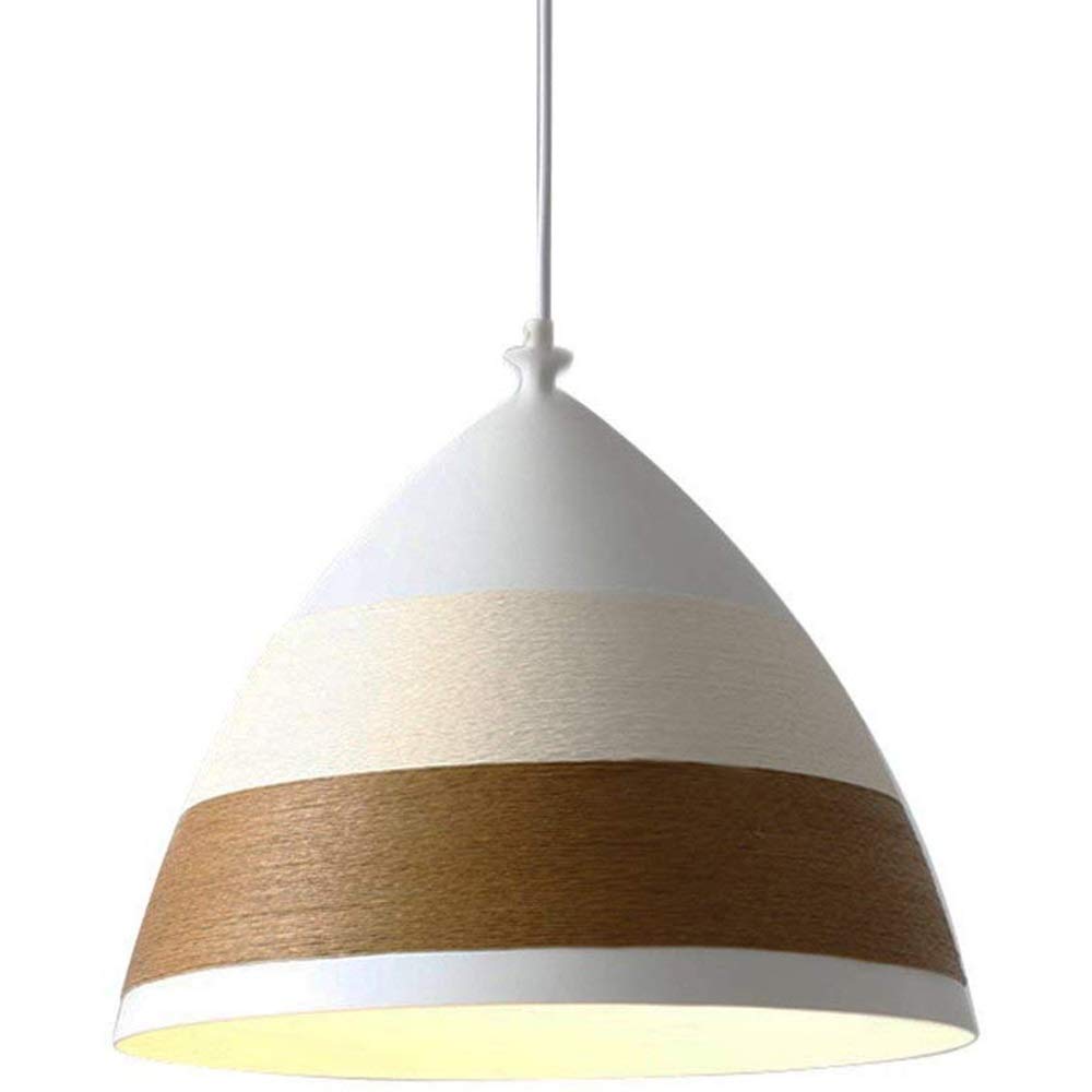 Lámpara de techo colgante con cuerda de cáñamo y estilo minimalista para decoración