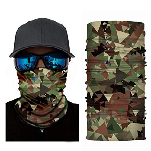 Preisvergleich Produktbild 4Clean 3D Schlauchschal Halstuch Sturmmaske Gesichtsmaske Kopfbedeckung Outdoor Bandana Balaclava Motorrad Ski Biker UV-Schutz Sonnenschutz Staubschutz Maske (S67)