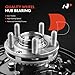 A-Premium Rear Right Steering Knuckle & Wheel Bearing Hub Assembly Compatible with Subaru Forester 2001-2008, Rear Drum Brakes Only, Passenger Side
