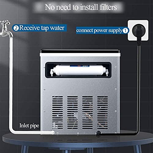 Máquina automática portátil para fabricar hielo eléctrico miniatura 5