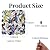 Redvigh Ceramic Mosaic Tiles 500g, Random Color Willow Leaf Shape Mosaic Ceramics Pieces for DIY Crafts Plates Flowerpots Home Making Supplies