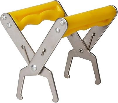 Beekeeping Frame Gripper, Frame Holder, Frame Lifter Tool - Stainless Steel Beekeeping Equipment Bee Hive Frame Grip Tool Color Yellow