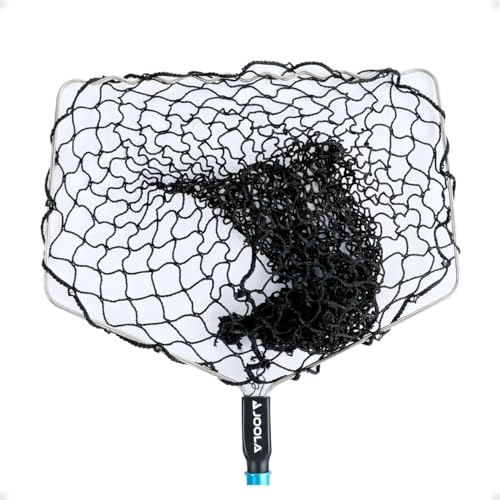 JOOLA Telescoping Table Tennis Ball Pickup Net - Holds 100 Ping Pong Balls - Ping Pong Practice Net Accessory for Table Tennis Robots, Serve or Multi-Ball Training, Black
