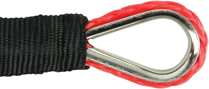 Extreme Max 5600.3206 "The Devil's Hair" Synthetic ATV / UTV Winch Rope - Red
