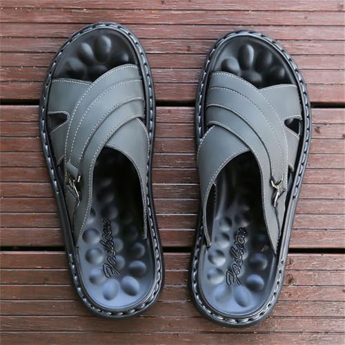 Men's Slide Sandals Outdoor Non Slip Comfortable Slip on Summer Slipper3