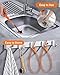 25 Inch Snake Drain Clog Remover Tool, 6PCS Hair Drain Cleaner Tool, Hair Cather Shower Drain Tool, Drain Auger hair Cleaning Tool for Shower Kitchen Sink Bath Tub Bathroom