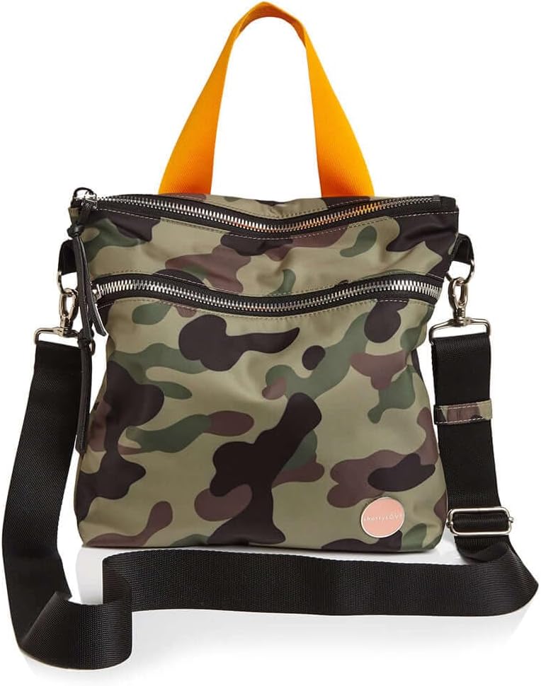 shortyLOVE Amuse Medium Crossbody Bag - Womens Stylish Nylon Everyday Handbag with 55" Adjustable Removable Strap