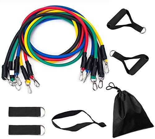 Elexiq 11 in 1 Pull Up Assist Resistance Bands Heavy Duty for Hom...