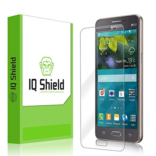 IQShield Screen Protector Compatible with Samsung Galaxy Grand Prime LiquidSkin Anti-Bubble Clear TPU Film