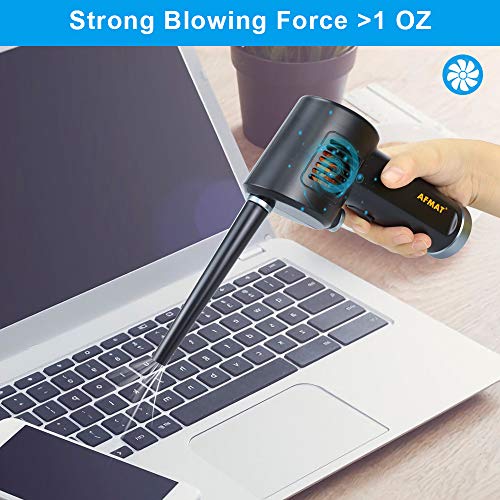 Cordless Air Duster For Computer, Better Choice For Air Can Duster, Compressed Air Can, Air Canister, Spray Air Duster For Computer, W/ 6000Mah Rechargeable Battery, 10W Fast Charging, 33000 Rpm #TOP1