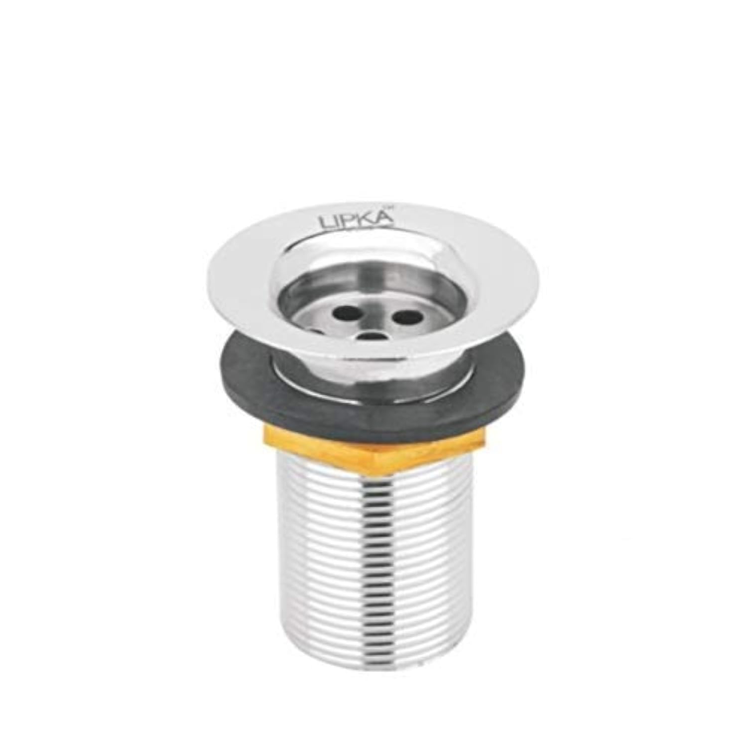Lipka 3 Inches Full Thread Waste Coupling for Wash Basin | 304 Grade Stainless Steel | Rust-Proof, Chrome Finish | Heavy-Duty Waste Coupling for Bathroom Wash Basin Fitting | Wash Basin Coupling-image-24
