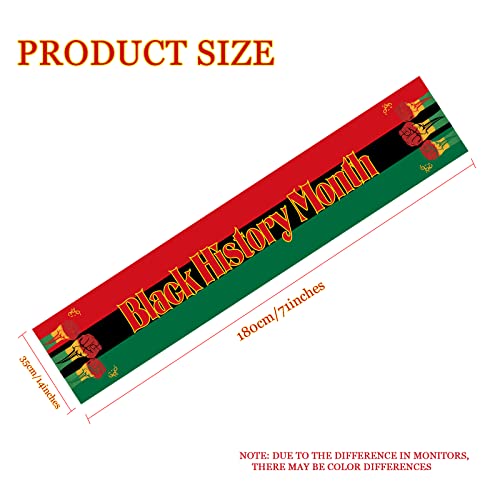 Black History Month Table Runners African American Traditional Festivals Celebration Black Freedom Holiday Dining Table Party Decoration #TOP1