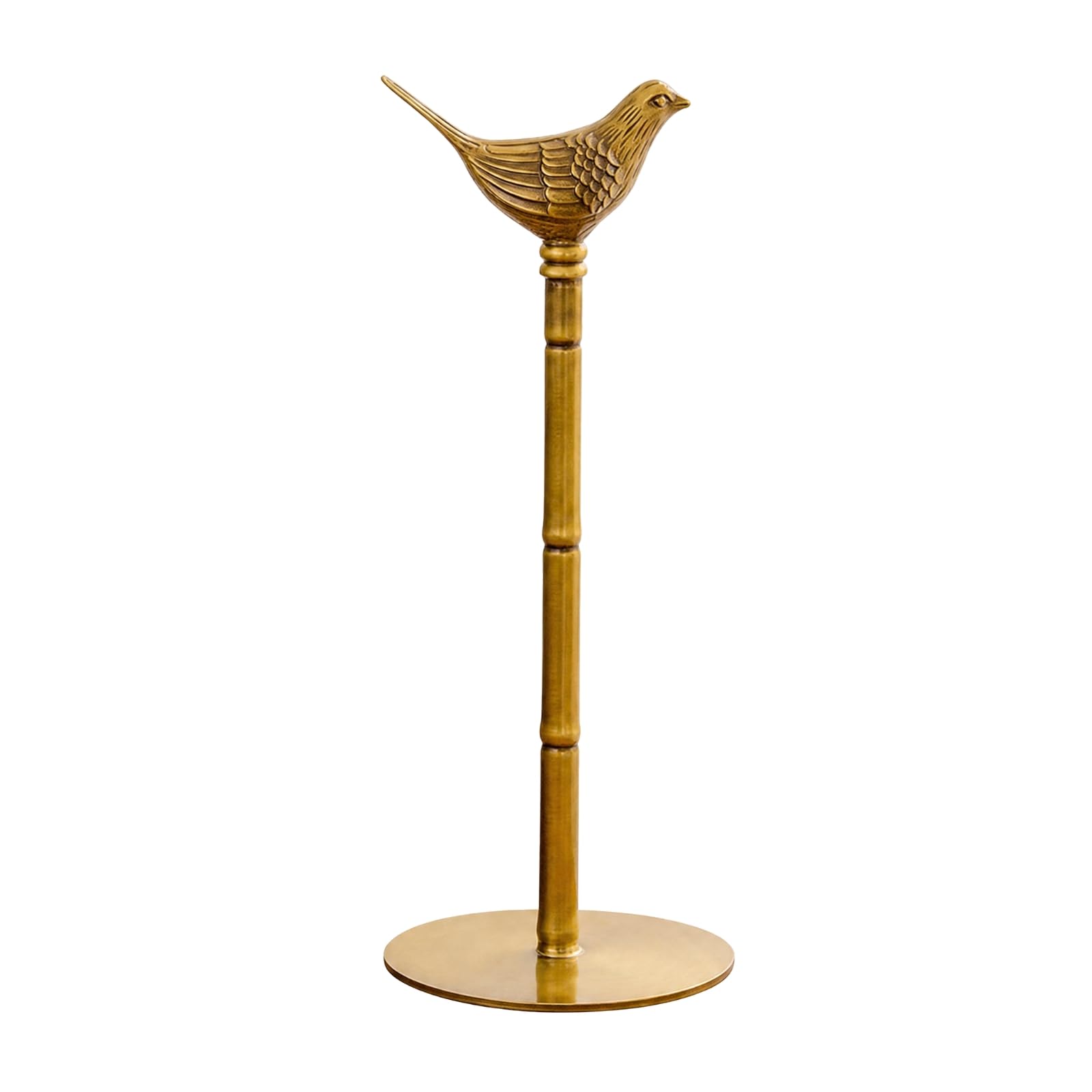 Ronyme Porte-Essuie- En Laiton sur Pied Élégant Porte-Essuie- Finial En Forme D'oiseau Multifonctionnel Distributeur pr lle à Manger