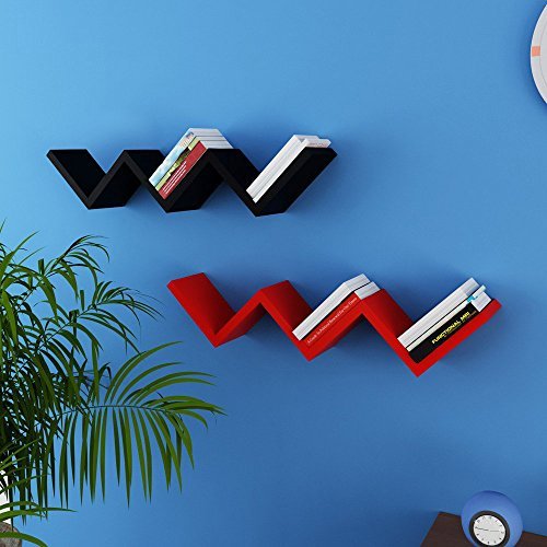 wooden wall shelves Amazon.in Home & Kitchen