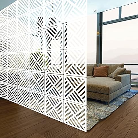 Lchen Hanging Room Divider Panel,0.2IN Thick Wood-Plastic Screen Panel for Living Room and Beding Room (XG-S-10Panels) Cover