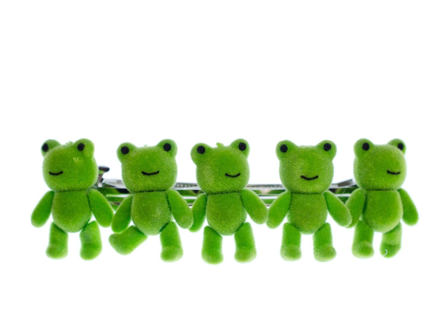 Barrette grenouille verte Miniblings pince à cheveux originale et colorée - 7