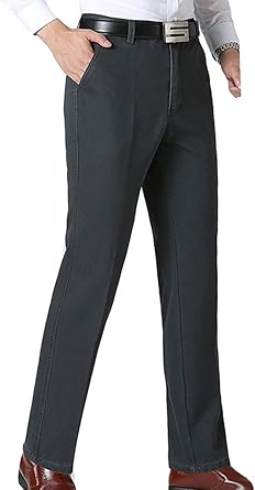 Pantalones de vestir clasicos para hombre Clearance