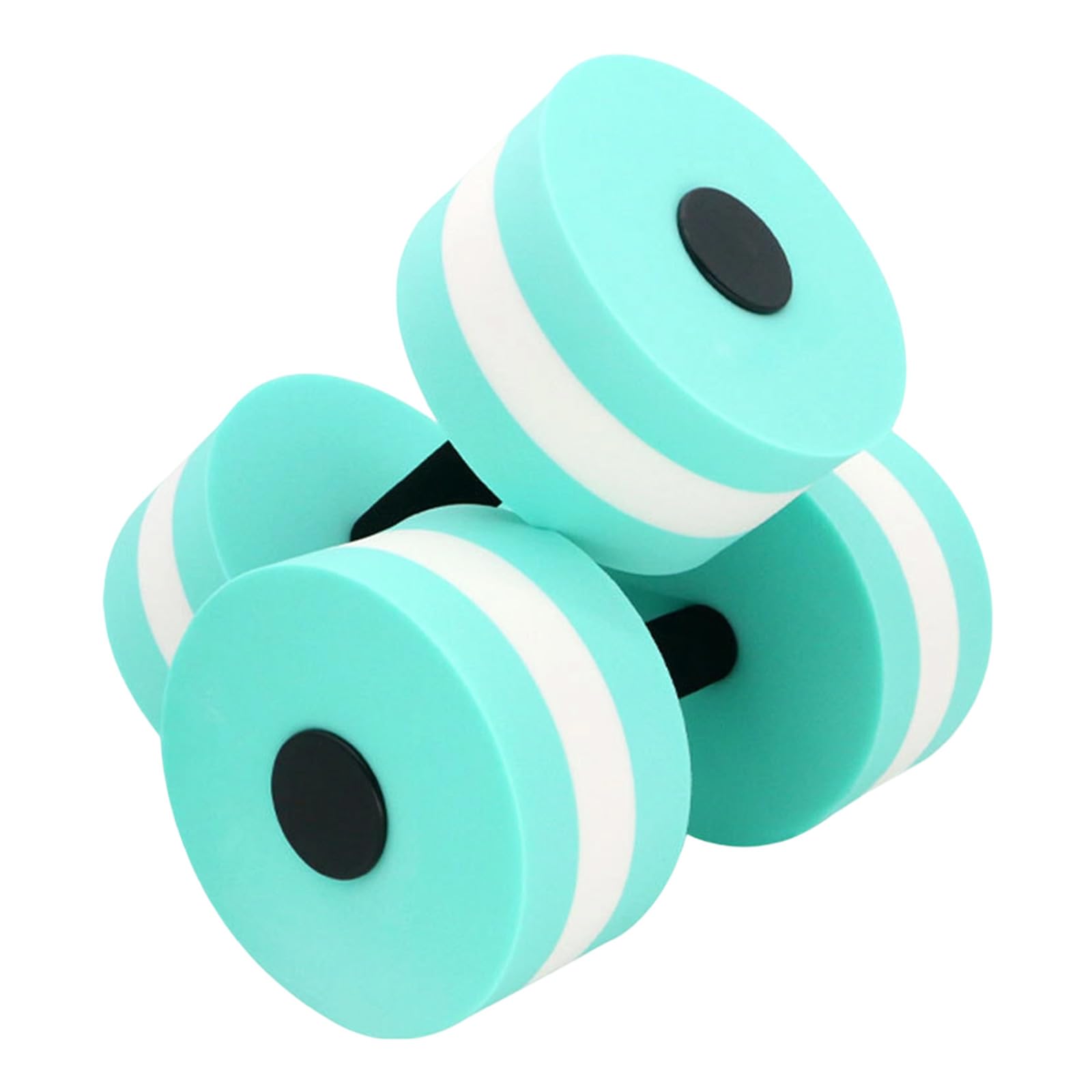 BWANGIAO 2pieces Highly Density EVA Foam Dumbbell Exercise Dumbells Fitness Barbells Water Fitness Exercises Equipment