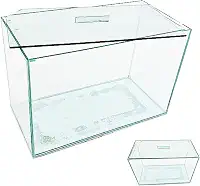 Aquário Vidro Retangular Nº2 simples 25x13x18 5Lt Peixes