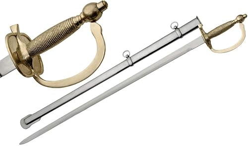 Miniatura 4 de 840 Espada NCO del ejército de los Estados Unidos con vaina de acero
