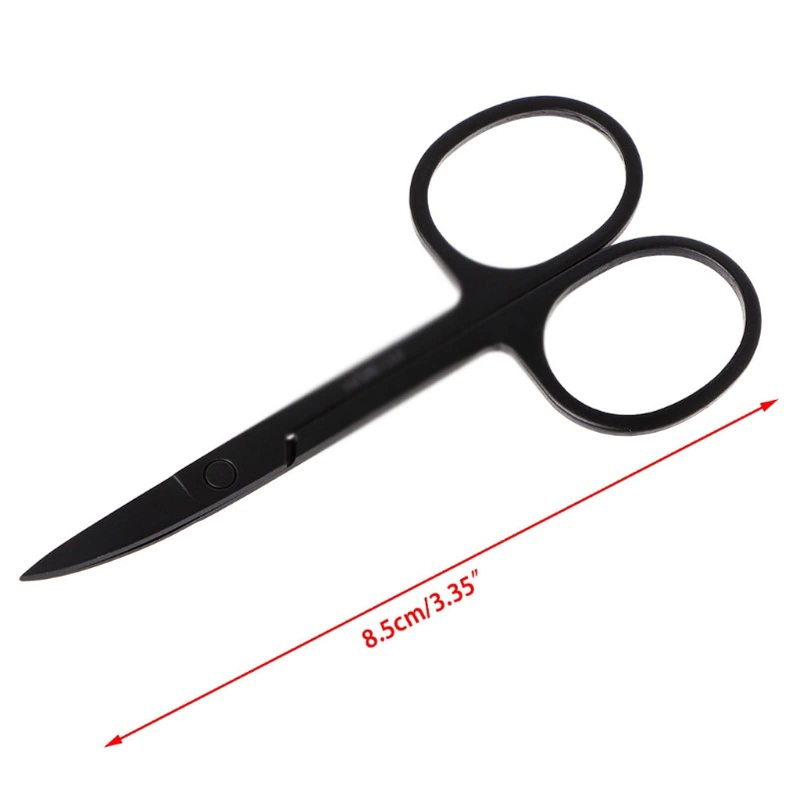 Bastelschere, professionelle Nagelschere, Maniküre for Nägel, Augenbrauen, Nase, Wimpern, Nagelhautschere, gebogene Pediküre, Make-up-Werkzeuge, Schere