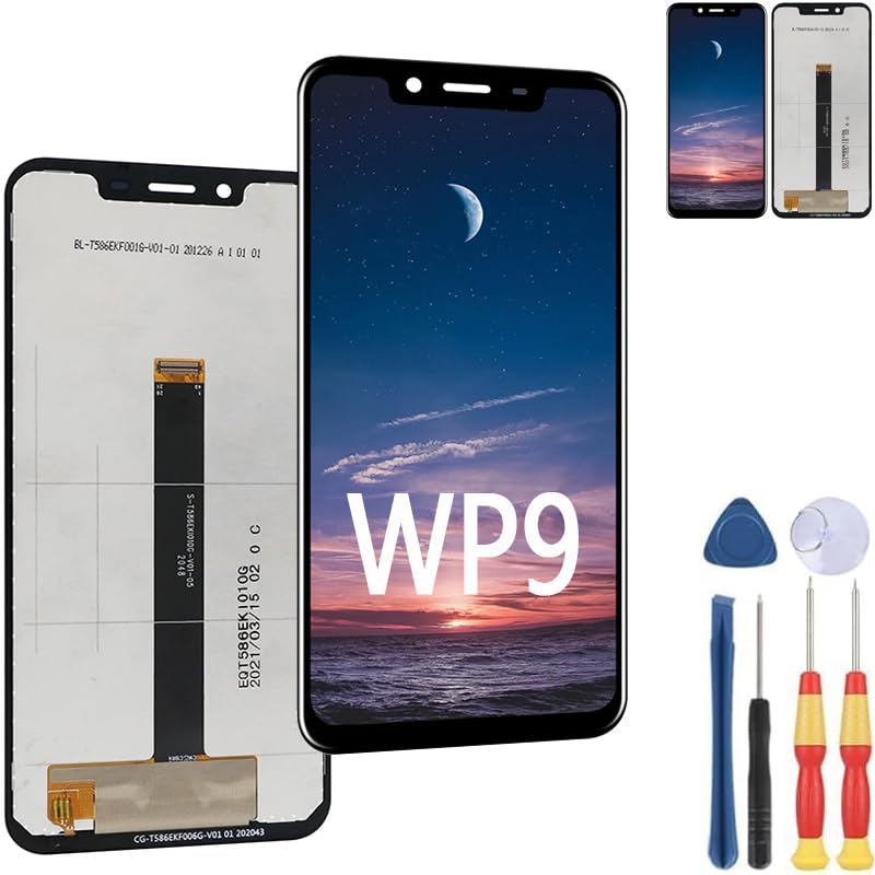 MinTroSD Écran tactile pour Oukitel WP9 LCD de rechange avec outils.