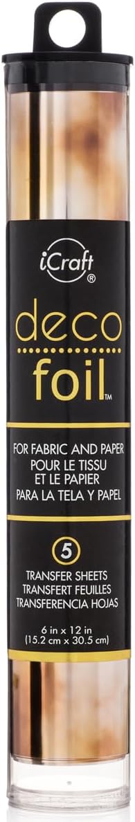 Thermoweb 5309.5 Deco Foil Specialty Transfer Sheets, Multi-Colour, 6 x 12-Inch