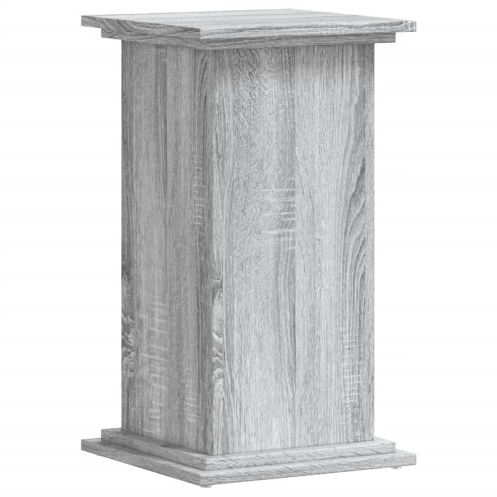 vidaXL Plant Stand, Plant Pot Stand for Indoor Living Room, Plant Holder for Decorative, Flower Stand Flower Pot, Grey Sonoma Engineered Wood