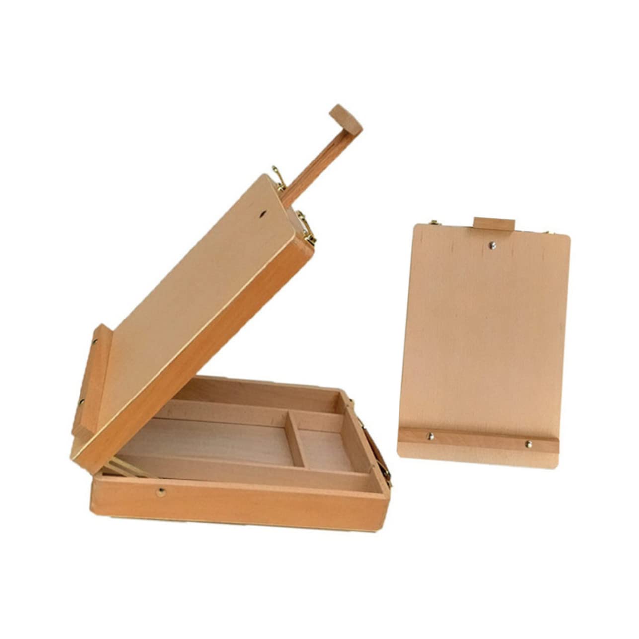 STOBOK Holz Staffelei Mit Verstellbarer Höhe Und Integriertem Stauraum Für Künstlerbedarf Tragbare Und Zeichentischstaffelei Für Outdoor Und Indoor-nutzung Für Anfänger Und