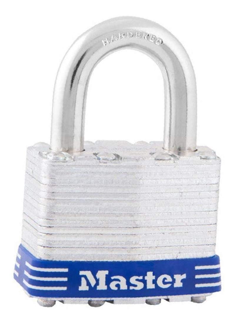 Master Lock 1LF 1-3/10.2 cm szeroka laminowana stalowa kłódka, szekla 1-1/5.1 cm