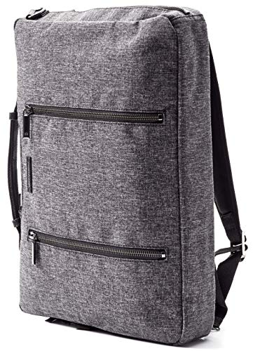 Hook And Albert Melange Fabric 3-Way Carryall, Grey (Grey) #TOP3