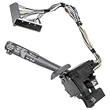 APDTY Multi-Function Combination Switch with Turn, Signal, Wiper, Washer, Hazard Switch and Cruise Control for Models with Tilt Steering