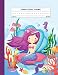 Primary Story Journal: Picture Space and Dashed Midline - Composition Notebook Grades K-2 - Pretty Watercolor Mermaid