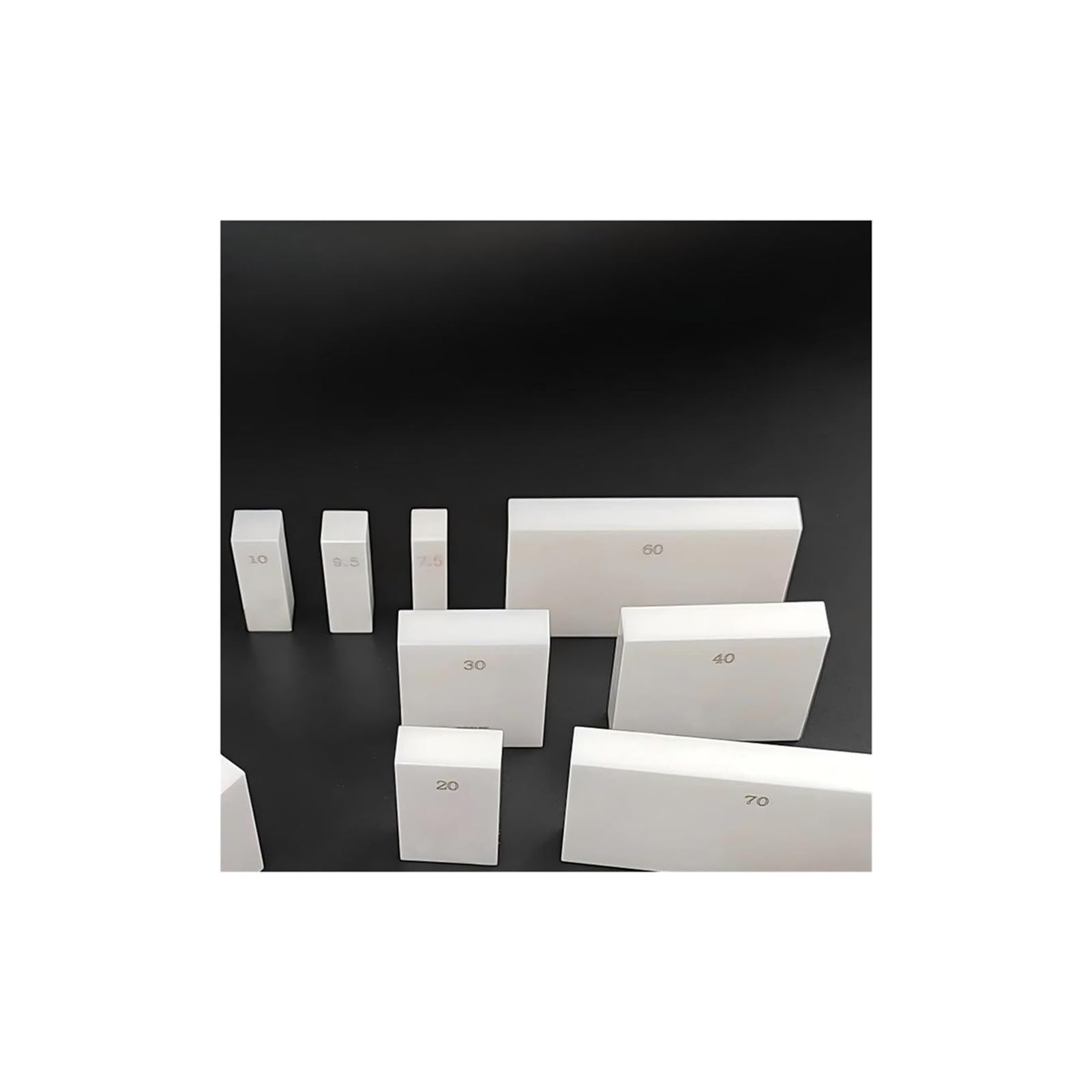 87 unids/set, juego de bloques patrón rectangulares cerámica, herramientas grado 1 for inspección micrómetro y calibrador para metrología profesional