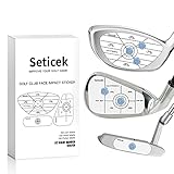 Seticek Golf Impact Tape Labels ｜Self-Teaching Sweet Spot and Consistency Analysis ｜ Improve Golf Swing Accuracy and Distance ｜Choose Between 150 Pc and 300 Pc